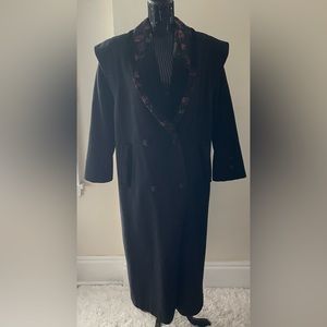 Vintage Outer Profile Clothing Ltd Black Victorian Style Coat